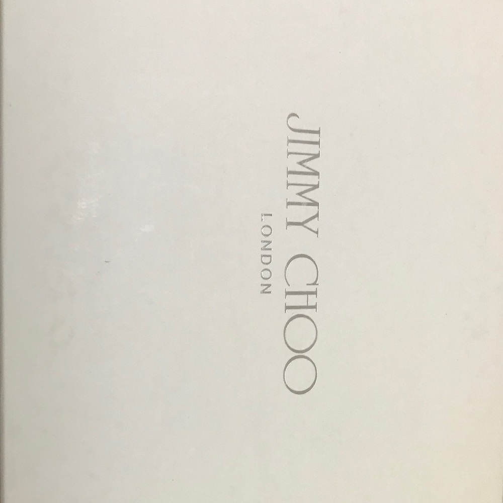 Jimmy Choo Nude Patent Leather Pumps, size 38.5